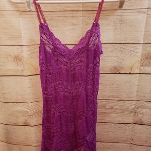 Free people size XS. Lace camisole. Purple.